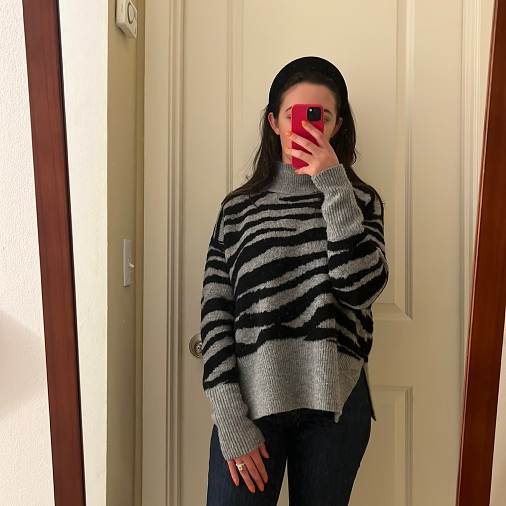 Zebra sweater